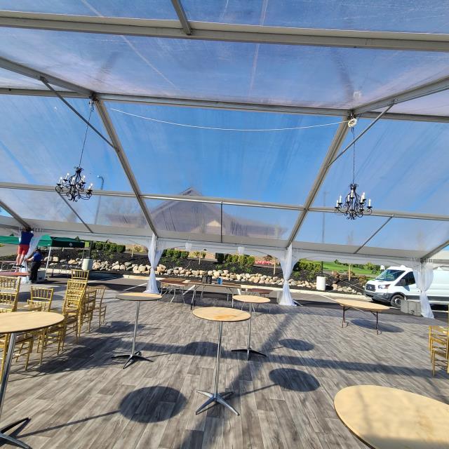 Rental store for 40x60 Clear Top Navitrac Tent in Ann Arbor MI